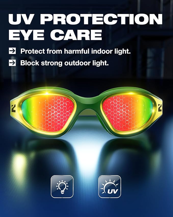 ZIONOR G1 Nava Super Anti-Fog Unisex Swim Goggles Mirror/Bright Smoke Lens-StrideForce Fitness