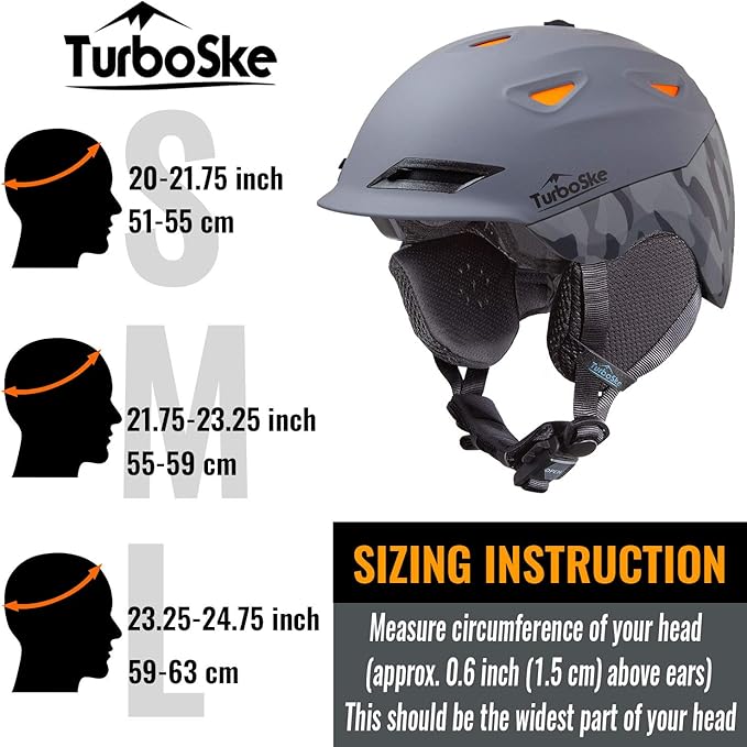 Ski and Snowboard Helmet - Active Ventilation, Audio Compatible Snow Sports Luxury Helmet With ASTM Standard Safety for Men, Women and Youth-StrideForce Fitness