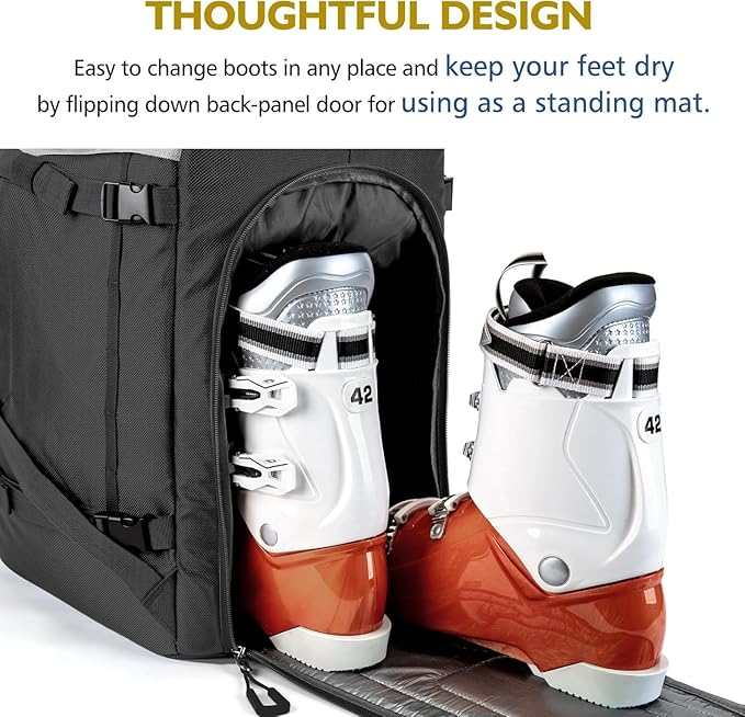 Unigear Ski Boot Bag Backpack for Helmet 50L/70L, Goggles, Gloves, Skis, Snowboard & Accessories-StrideForce Fitness