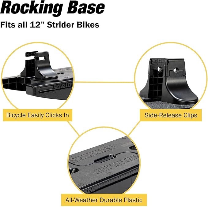 Strider 12” - Helps Teach Baby How to Ride a Balance Bicycle - for Kids 6 Months to 4 Years - Easy Assembly & Adjustments-StrideForce Fitness