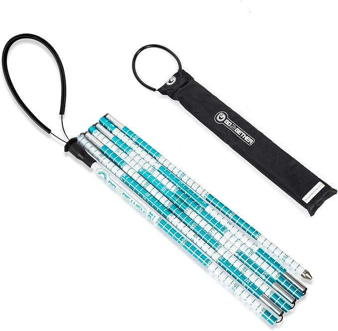 G2 GO2GEHTER 7075 Aluminum Alloy 270cm Backcountry Avalanche Rescue Probe with Storage Bag, Folding Design, Easy to Storage and Carry (3 Color Available)-StrideForce Fitness