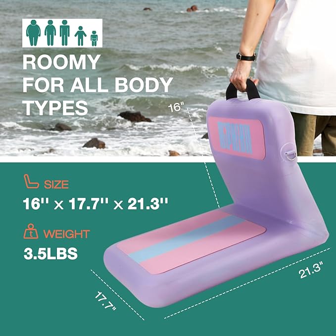 Niphean（Ultra-Light）Inflatable Paddle Board with (Beginner Friendly) StabilTrac Fin and Durable SUP Accessories, 10' Stand Up Paddle Boards for Adults & Youth, Versatile Yoga Paddle Board, Gift Ideas-StrideForce Fitness