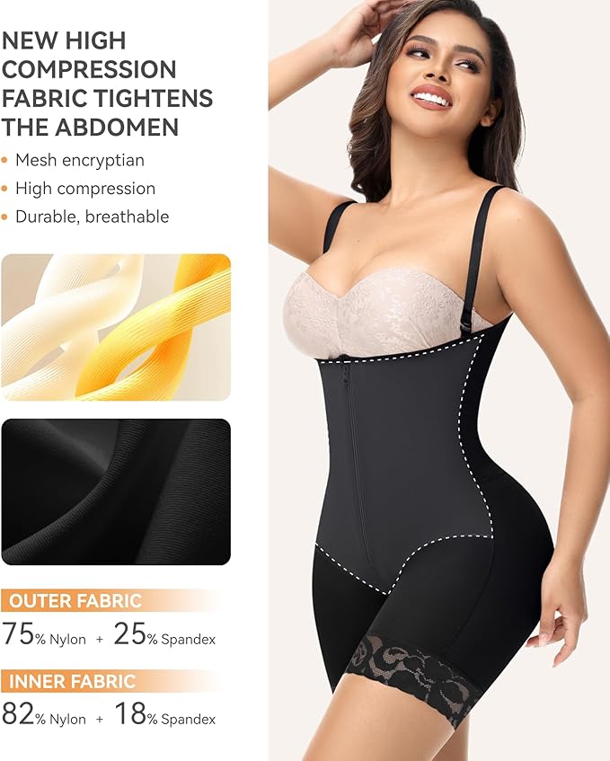 M MYODRESS fajas colombianas moldeadoras shapewear tummy control body shaper stage 2 compression garment-StrideForce Fitness