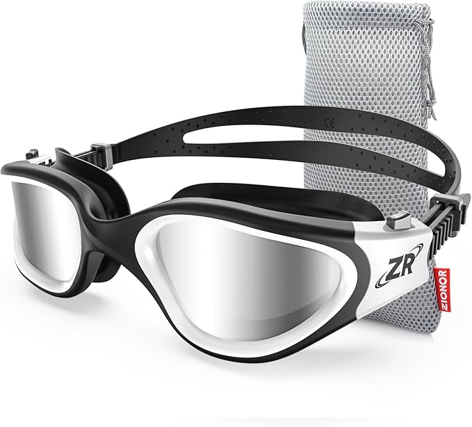 ZIONOR G1 Polarized Swimming Goggles for Unisex Adult Women Anti Fog 100% Anti UV Diving Goggles-StrideForce Fitness