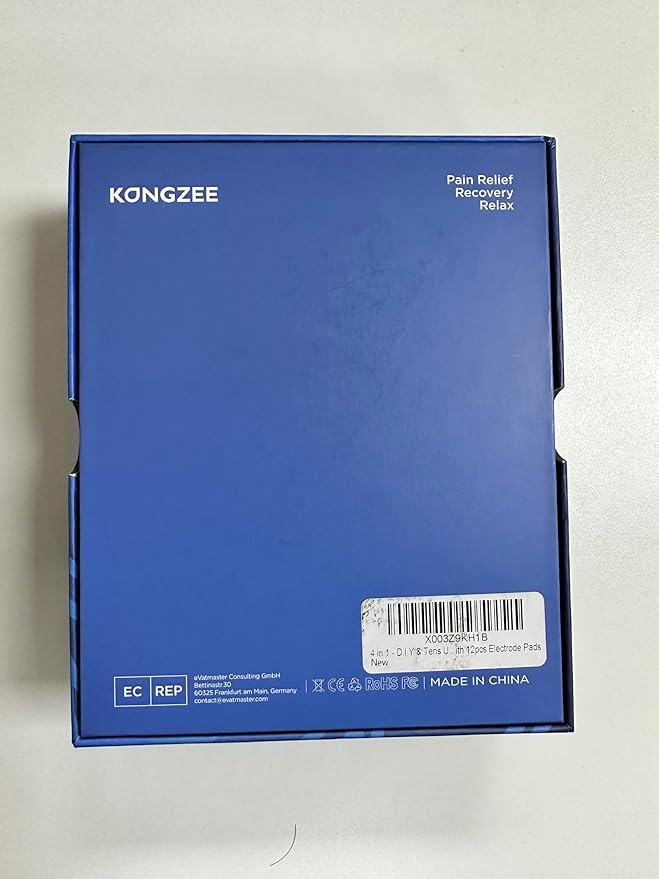 4 in 1 - D.I.Y & Tens Unit & EMS & Massage Muscle Stimulator, Dual Channel TENS Units Therapy Machine for Pain Relief, FDA Cleared Rechargeable Electronic Pulse Massager,with 12pcs Electrode Pads-StrideForce Fitness