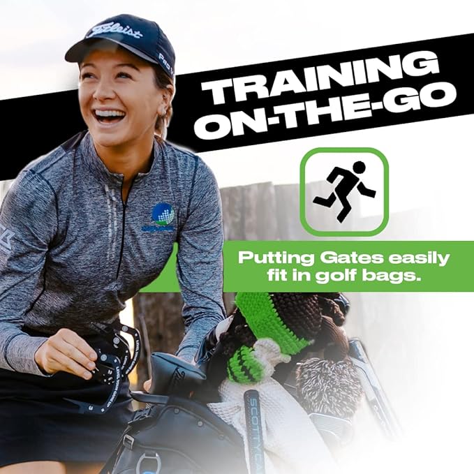 Back 2 Basics Putting Gates Set – Golf Putting Aid for Alignment & Accuracy – Gate Putting Green & Golf Putting Mat Trainer - Gate Putter Training Aid for Putting Green-StrideForce Fitness