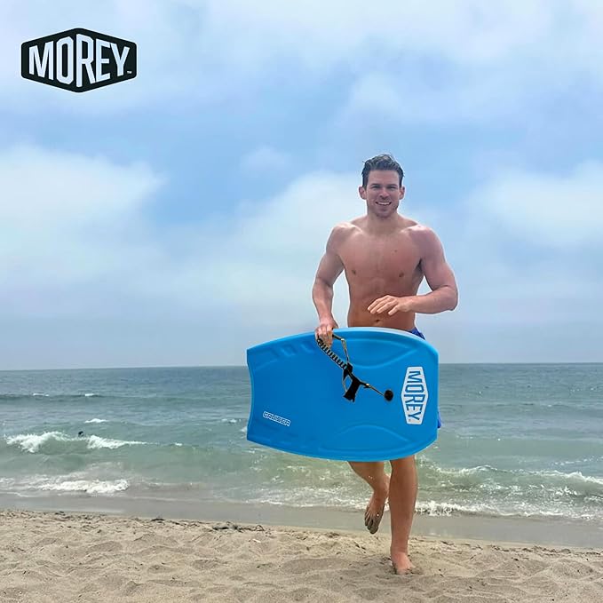 MOREY® Cruiser, The Original Bodyboard; 42.5 in Full Size Body Boards for Beach, for All Skill Levels, Engineered with HDPE Slick Bottom for Speed, Front Deck Contours for Grip (2025 Model)-StrideForce Fitness