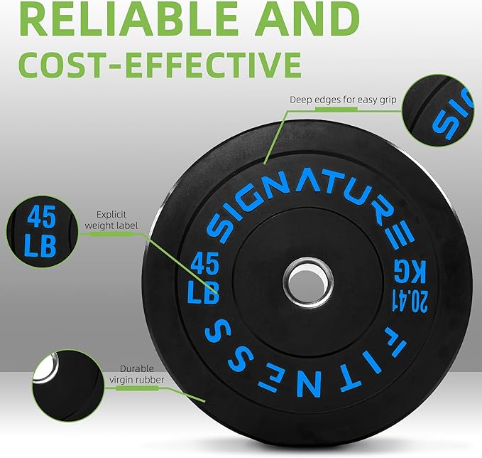 Olympic Bumper Plates Set, 2" Weight Plates for Strength Training & Weightlifting, Paris or Set or Set with Barbell, Multiple Options-StrideForce Fitness