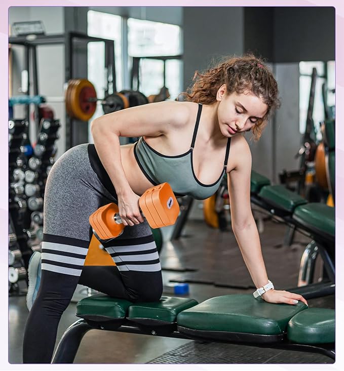 15LB 20LB 50LB Adjustable Dumbbell Set Free Weights Dumbbells Set for Women Men Hand Weights Sets Adjust Dumbbell Weight Sets for Home Gym Exercise Workout Strength Training Equipments-StrideForce Fitness