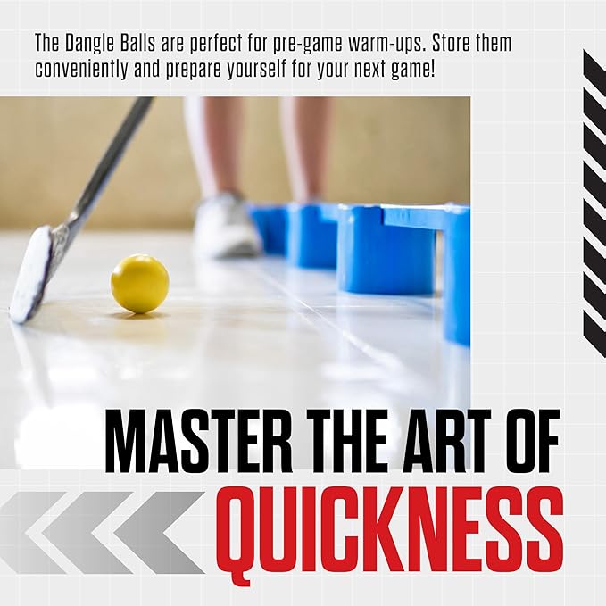 Snipers Edge Hockey Stickhandling Balls - Hockey Dangle Balls with Bag - Improve Stickhandling On and Off The Ice - Bring Anywhere!-StrideForce Fitness