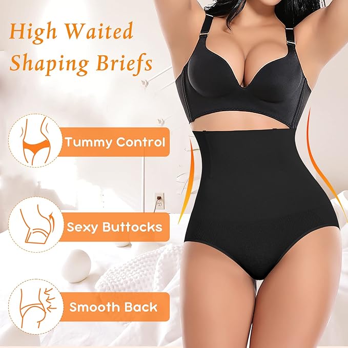 Tummy Control Shapewear Panties for Women High Waisted Body Shaper Slimming Shapewear Underwear Girdle Panty-StrideForce Fitness