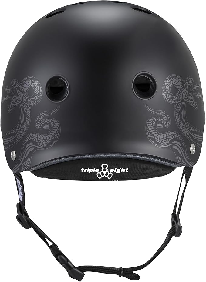 Triple Eight Deep Cover Helmet - Ideal for Skateboarding, Bicycling, BMX, and Roller Skating-StrideForce Fitness