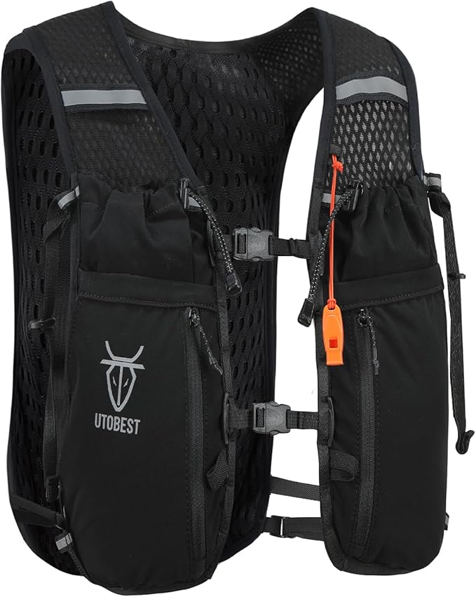 UTOBEST Upgrade Running Hydration Vest 10L, Running Backpack for Women Men Multi-Functional Storage, Adjustable Water Vest for Trail Marathon Race Jogging Cycling-StrideForce Fitness