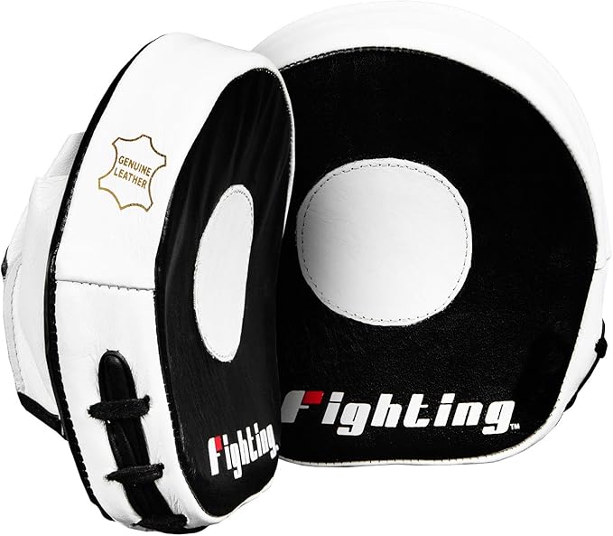 Fighting Sports Tri-Tech® Elite Punch Mitts, Black/White-StrideForce Fitness