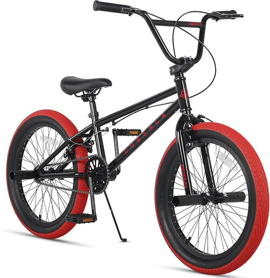 Freestyle BMX Bike, 18 20 Inch Kids Bicycle for 5-13 Years Old Kids and Beginner Level Rider, Multiple Colors-StrideForce Fitness