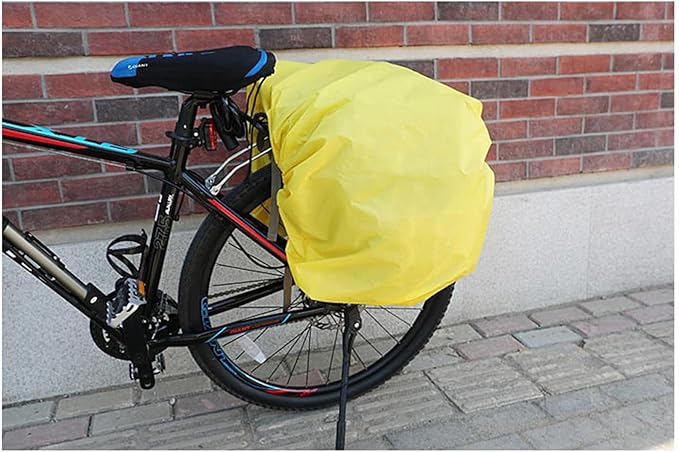 ZTZ Bike Bags for Bicycles Rear Rack, Waterproof Rear Bike Rack Bag with Rain Cover and Reflective Trim-StrideForce Fitness