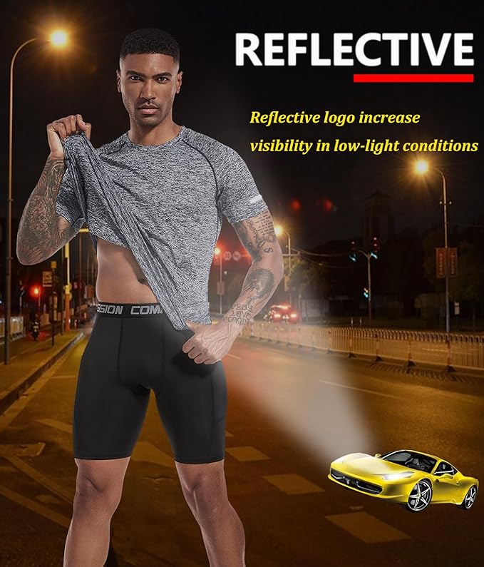 Boyzn 1, 3, 5 or 7 Pack Men's Workout Running Shirts, Dry Fit Moisture Wicking T-Shirt, Gym Athletic Short Sleeve Tee Shirts-StrideForce Fitness