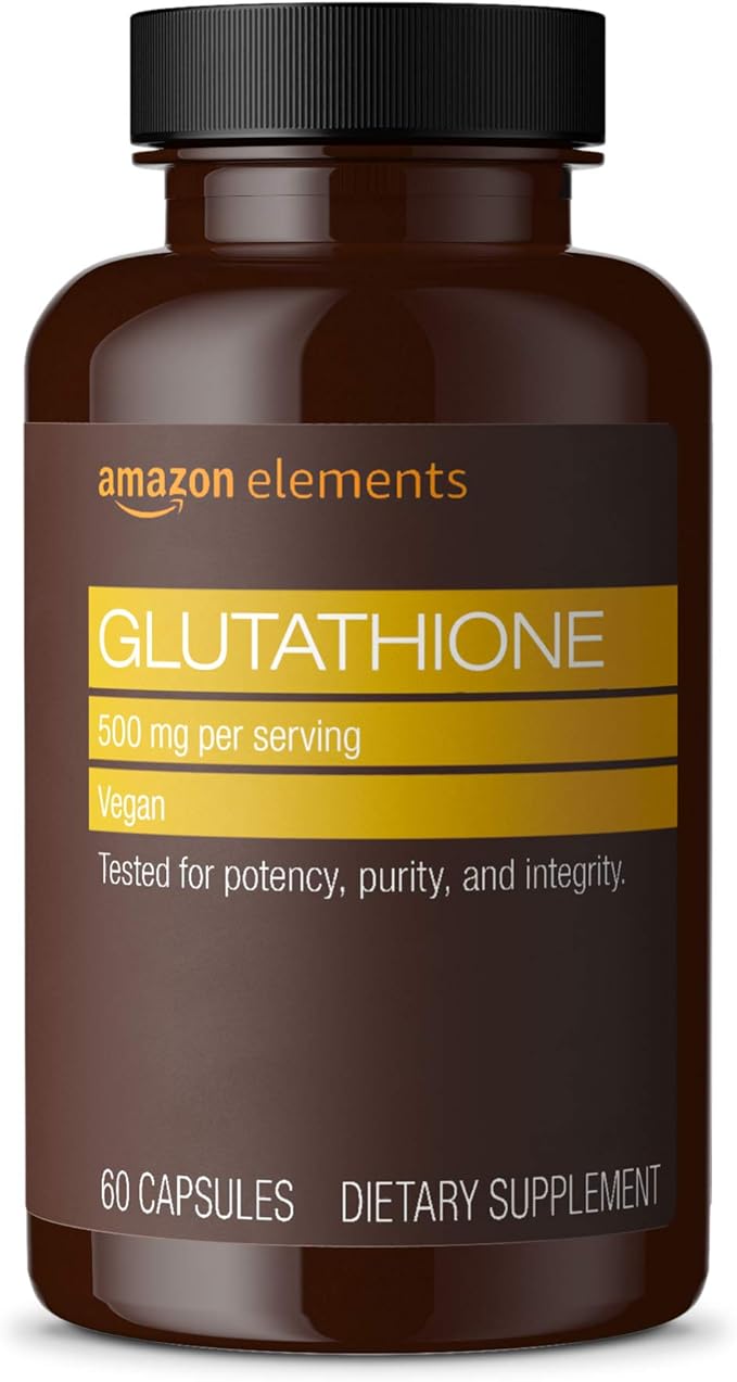 Amazon Elements Glutathione 500mg 60 Capsules-StrideForce Fitness