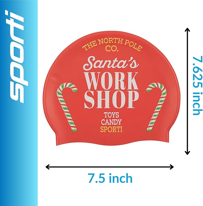 Sporti Silicone Swim Cap for Kids, Unisex Youth Swimming Cap, Protection Bathing Caps for Your Children, Aged 2-10-StrideForce Fitness