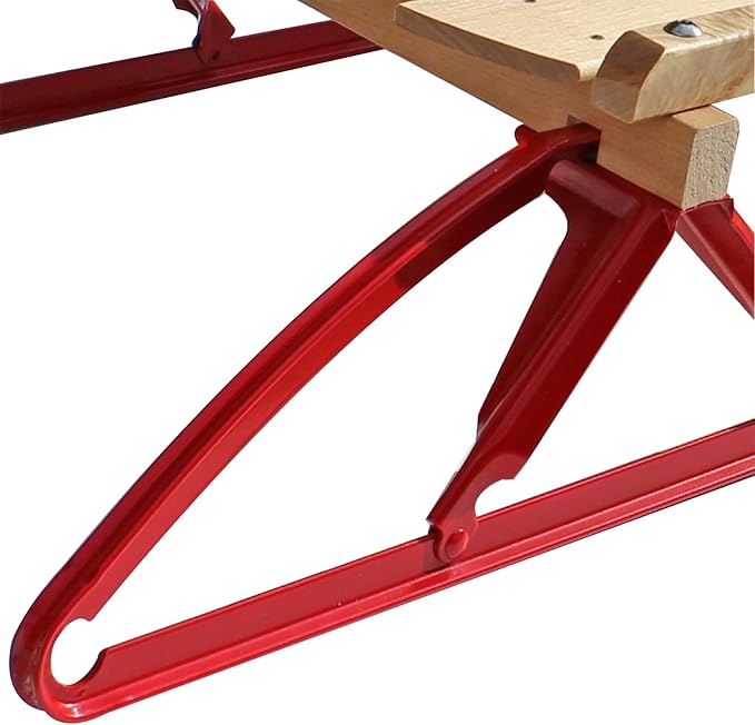Flexible Flyer Metal Runner Sled. Steel & Wood Steering Snow Slider-StrideForce Fitness