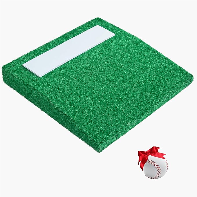 VEVOR Pitching Mound, Baseball Game Mound, Indoor/Outdoor Pitching Practice and Training Equipment, Softball Pitching Aids with Antifade Turf and Pitching Rubber-StrideForce Fitness
