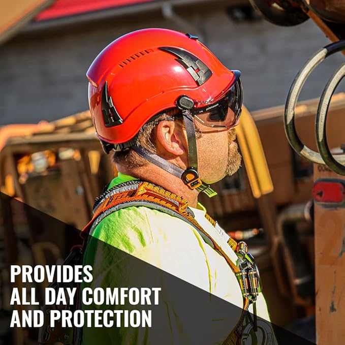 Malta Dynamics APEX Type 2 Safety Helmet – OSHA and ANSI Z89.1 Compliant Safety Hard Hats for Construction Workers and Vented Helmet for Head Protection-StrideForce Fitness