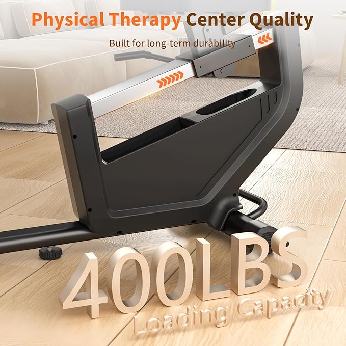 JEEKEE Recumbent Exercise Bike for Seniors,Stationary Bikes for Home, 300LB Capacity & 16 Levels Magnetic Resistance, Heart Rate Handle-StrideForce Fitness