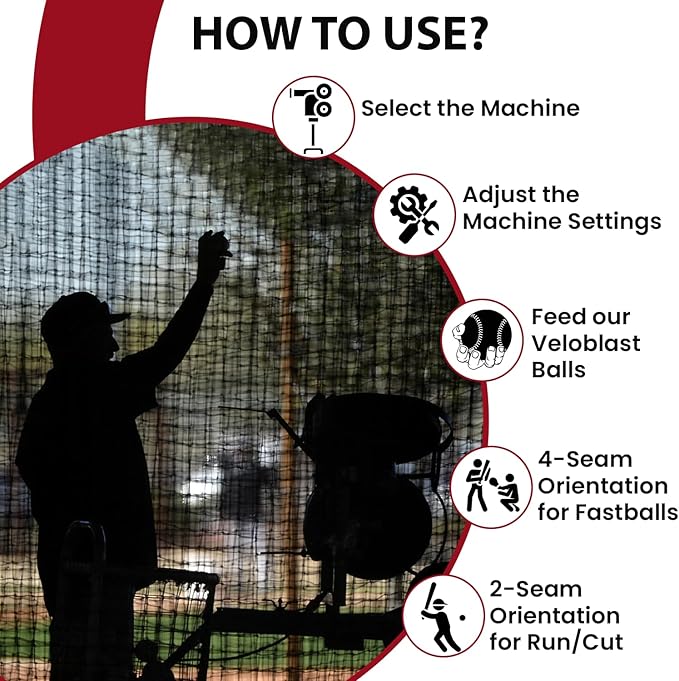 VeloBlast 3.5 oz – High-Density Foam Machine Balls for Hitting Development, Bat Path Precision, and High Velocity Hitting Training No Sting-StrideForce Fitness