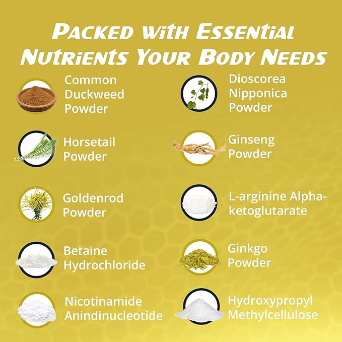 EnergyTune Energy Supplements, Increases Nutrient Absorption and Promotes Overall Health and Immune Support - Non-GMO, Gluten Free, Vegetarian - Veg Capsules (60 Count (Pack of 3))-StrideForce Fitness