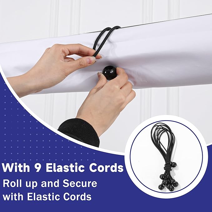 MABOZOO Hockey Shooting Tarp, 16ft x 8 ft Hockey Training Equipment for Shooting Foldable Target Practice Protect Wall or Garage Door-StrideForce Fitness