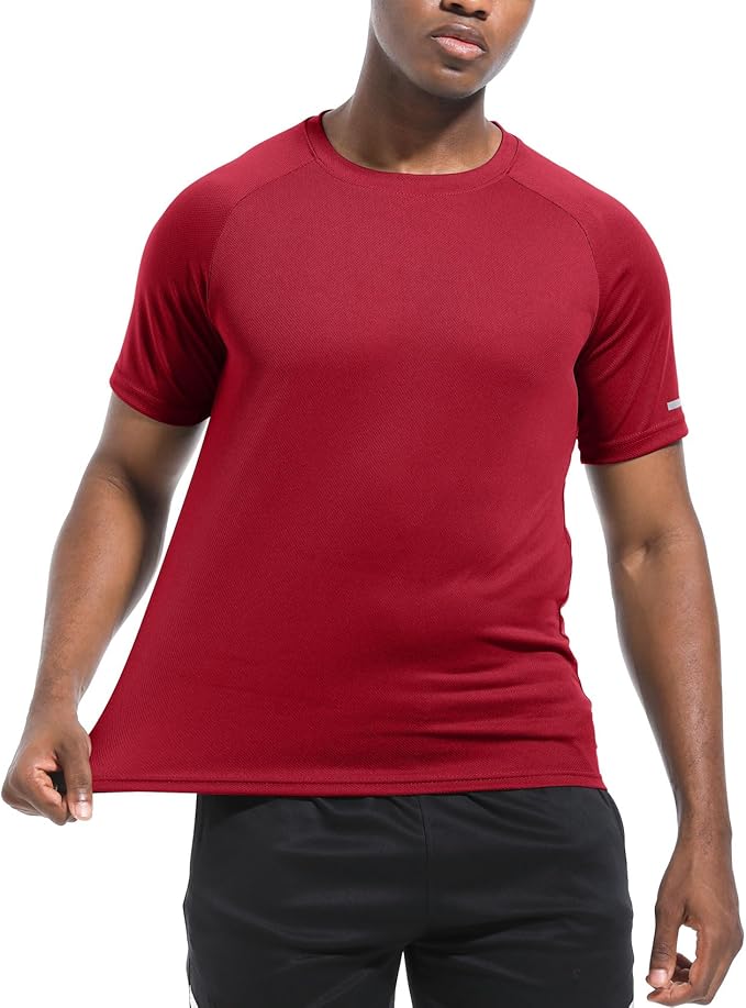 Boyzn 1, 3, 5 or 7 Pack Men's Workout Running Shirts, Dry Fit Moisture Wicking T-Shirt, Gym Athletic Short Sleeve Tee Shirts-StrideForce Fitness