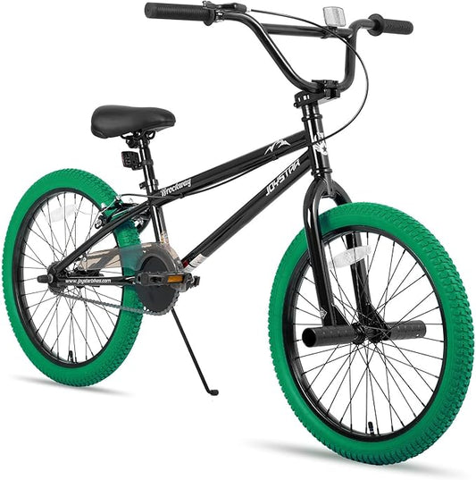JOYSTAR Brockway Freestyle Kids BMX Bikes 20" 24" Kids Bicycles for 6-14 Years Old Boys Girls and Beginner-Level Riders 2 Pegs Multiple Colors-StrideForce Fitness
