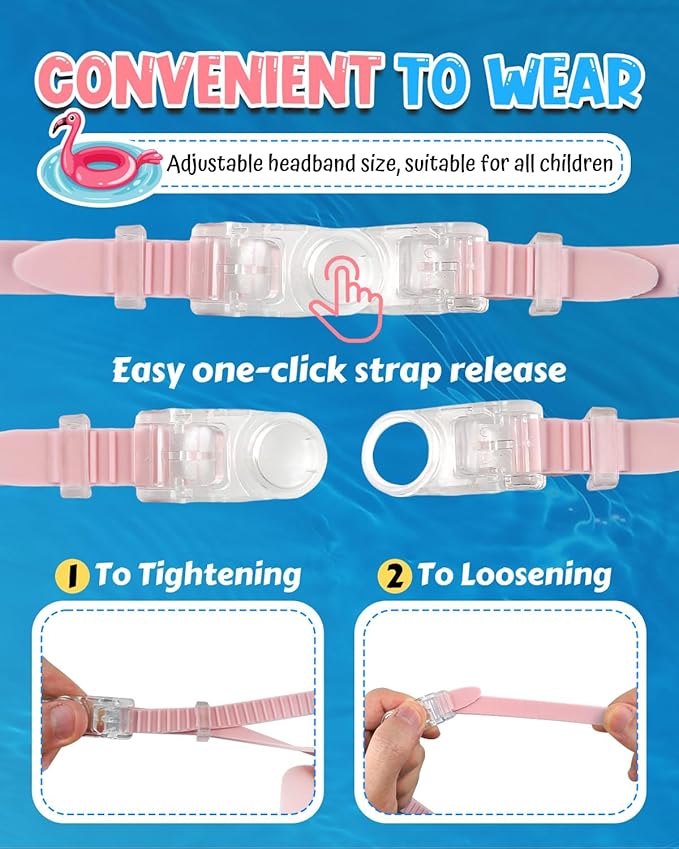 Rantizon Swim Goggles 2 Pack, Wide View Anti Fog&UV Swimming Goggles for Audlt, No Leaking Swim Glasses for Men Women Kids-StrideForce Fitness