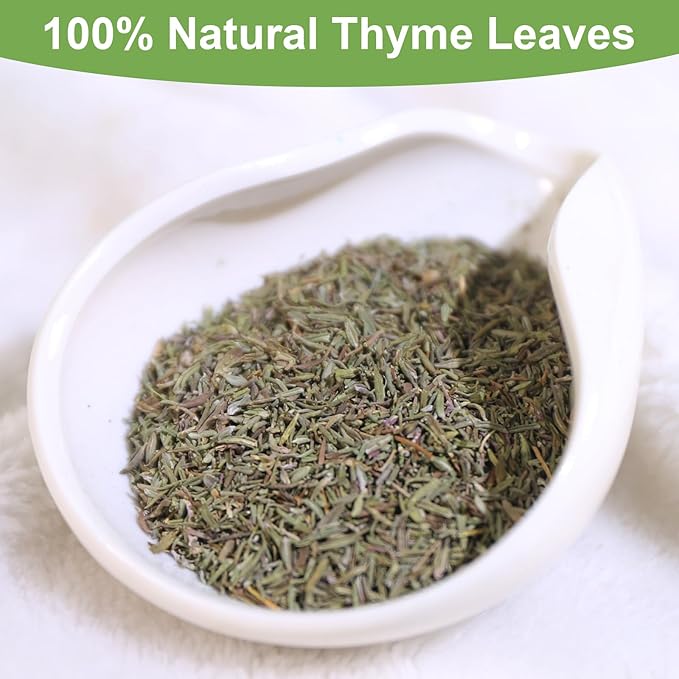 TEARELAE - Thyme Tea Bags - 60 Count - 100% Pure Natural Thyme Leaves - Help Digestion, Boost Immunity - Non-GMO - Caffeine-Free-StrideForce Fitness