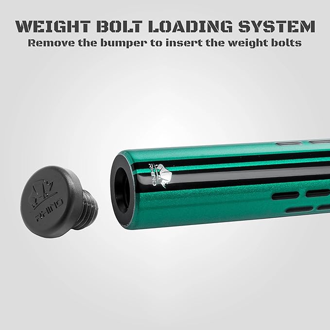 RHINO Nebula 2 Pool Cue - 100% Carbon Fiber Shaft & Composite Butt. Time Crystal Tip, Pro Taper Design, 12.4 mm,12.8 mm. 3/8-8 Joint, 3D Friction Grip. Low Deflection Pool Cue-StrideForce Fitness