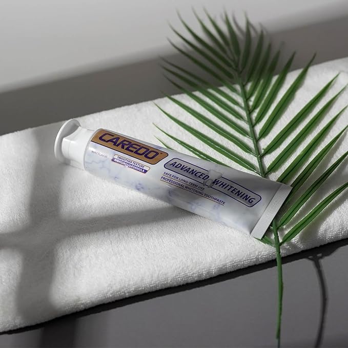 Triple Whitening Toothpaste for Sensitive Teeth, Gentle Fluoride-Free Nano-Hydroxyapatite & Advanced Enzyme, Deep Clean Stain Removal, Lasting Brightness Remineralizing Toothpaste, Minty 3.52OZ