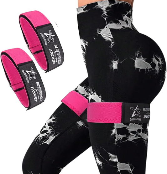 BFR Occlusion Bands for Women Glutes,Blood Flow Restriction Bands for Legs, Butt & Hip Building, Workouts, Best Fabric Resistance Bands for Squat Butt & Thigh