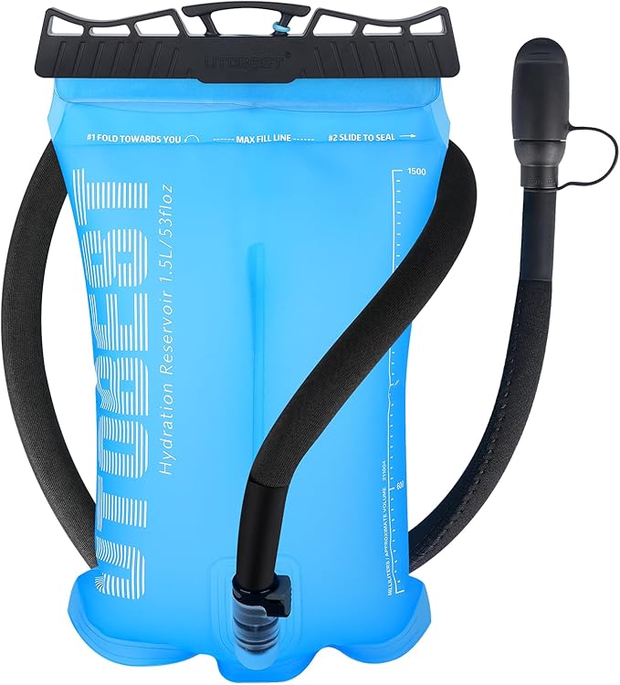 UTOBEST Hydration Bladder,TPU Water Bladder,Water Bladder for Hiking Backpack,BPA Free,Wide Opening,Leak-Proof,Water Reservoir for Hiking Cycling Camping Running-StrideForce Fitness