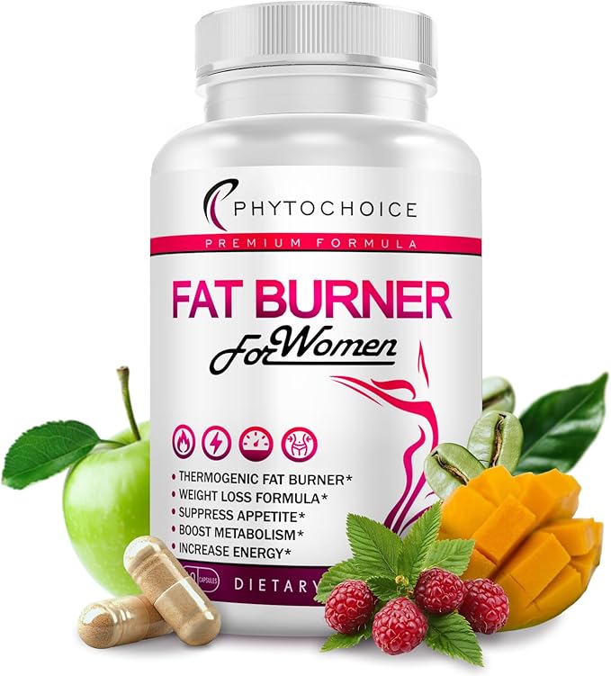 Raspberry Ketones Supplement for Women - Raspberry Ketones, Green Tea & African Mango - Fat Burner Diet Pills That Work Fast for Women, All-Natural Weight Loss Vitamins, Supports Bloating & Metabolism-StrideForce Fitness