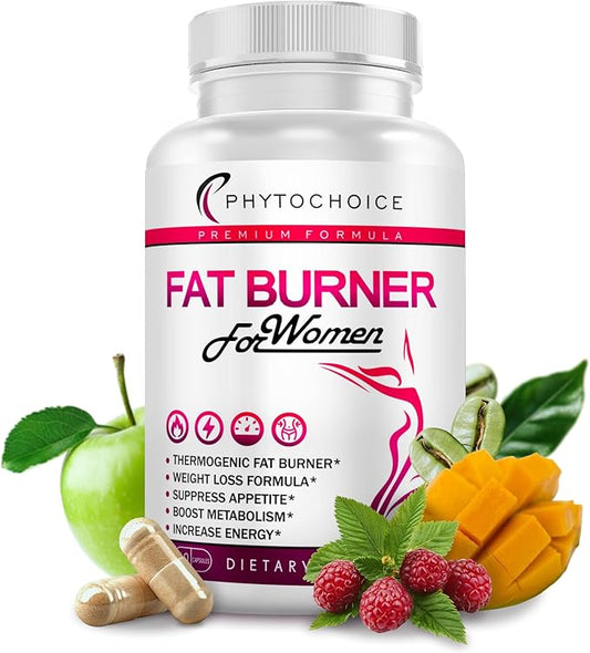 Raspberry Ketones Supplement for Women - Raspberry Ketones, Green Tea & African Mango - Fat Burner Diet Pills That Work Fast for Women, All-Natural Weight Loss Vitamins, Supports Bloating & Metabolism-StrideForce Fitness