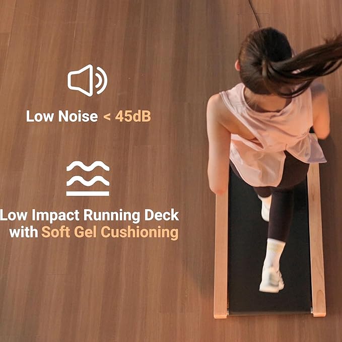 Walking Pad, High Grade Wood Under Desk Treadmill 300LBS Capacity, Max 2.5 HP Electric Treadmill for Home Office Installation-Free with Remote Control LED Display High-StrideForce Fitness