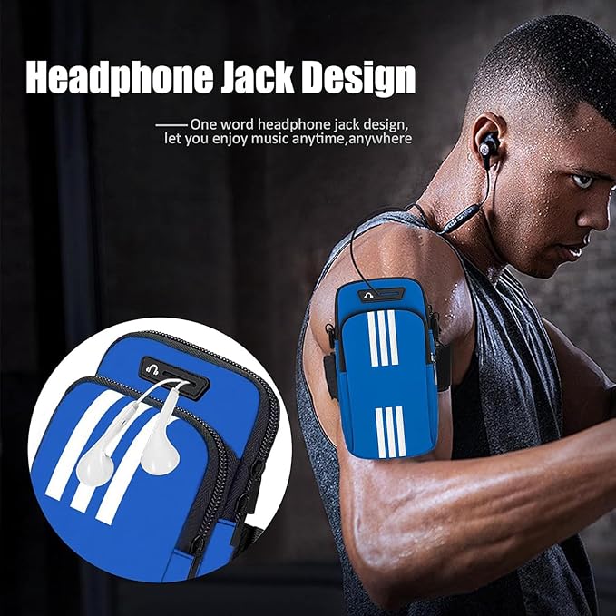 Running Armband, Cell Phone Purse Small Crossbody Bags for Women Men Kids Pouch for iPhone 15/14/13 pro/Plus/xs/xr/xs max, Galaxy S22 Ultra and More-StrideForce Fitness