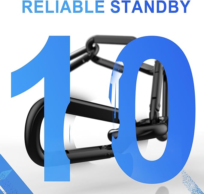 Heavy Duty Carabiner Clip, Steel Carabiners 1100lbs 3" D Shaped Spring Hook Small Clips for Hammocks, Hiking, Keychains, Outdoors and Gym, Dog Leash and Key Ring-StrideForce Fitness