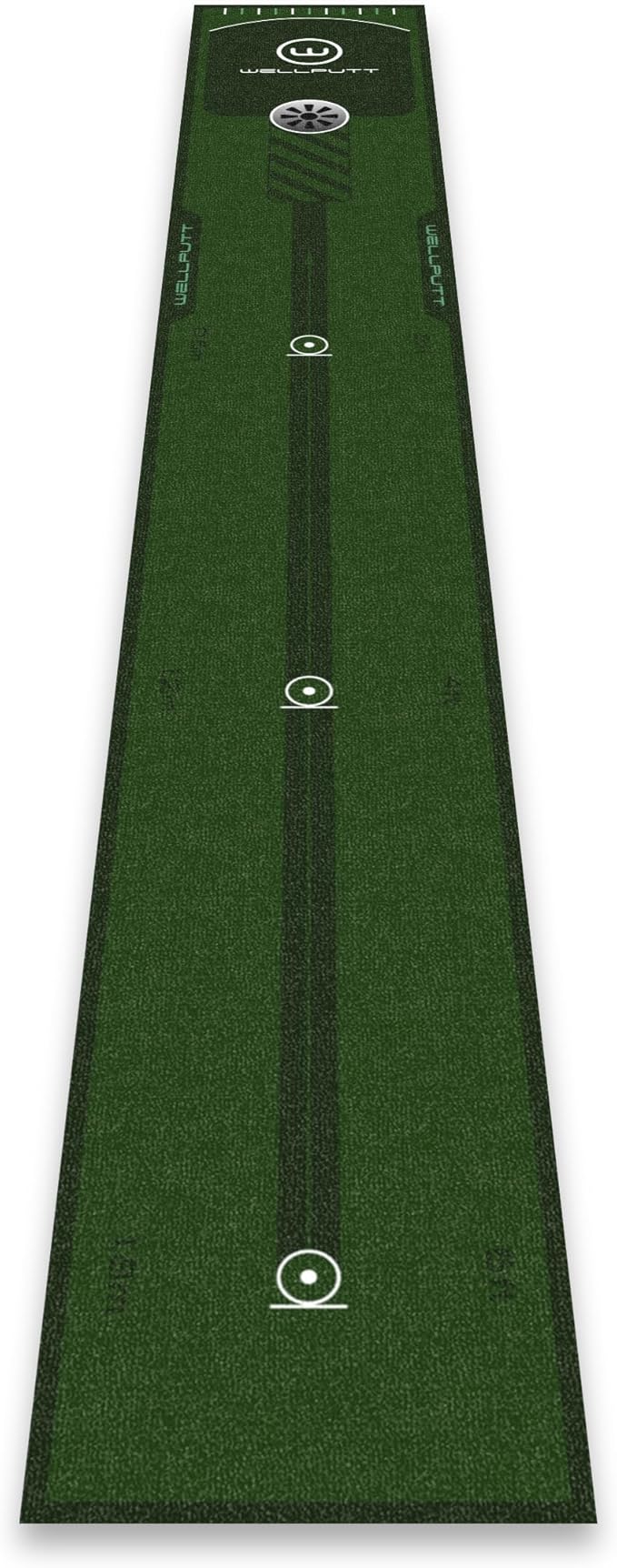 WELLPUTT - Golf Putting Training Mat - 8ft Essential-StrideForce Fitness