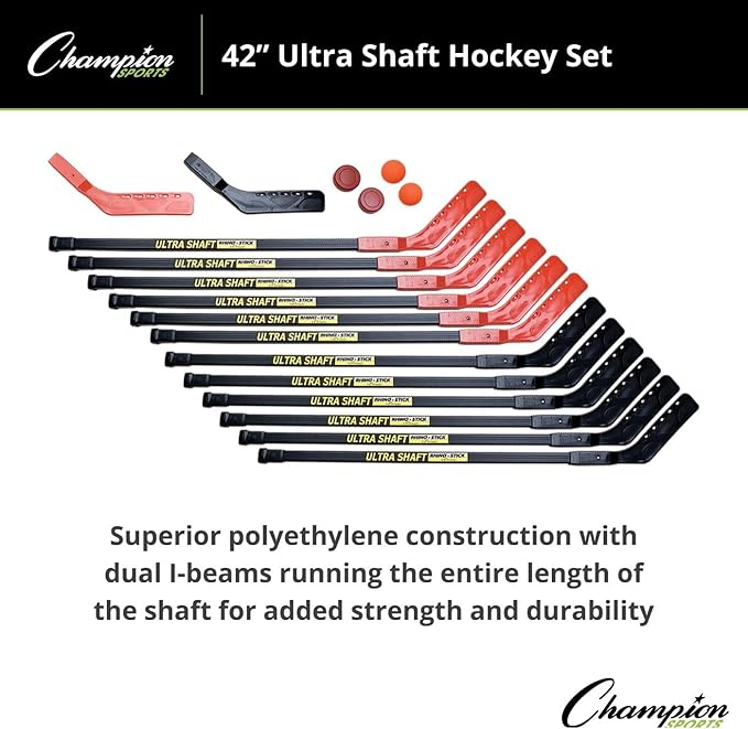 Champion Sports Ultra Shaft Hockey Set-StrideForce Fitness