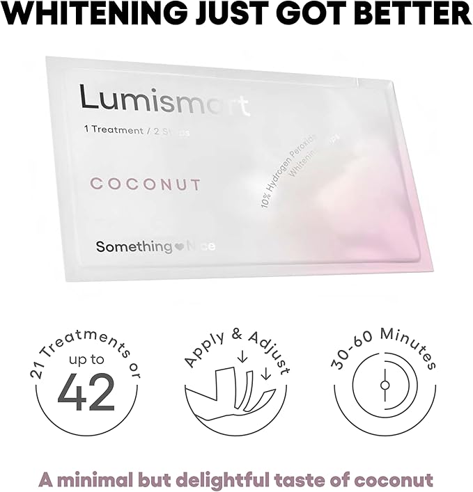 Lumismart Whitening Strips - Dentist-Designed for Sensitive Teeth