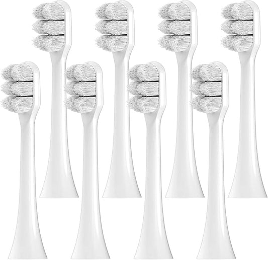 Ultra Soft Replacement Toothbrush Brush Heads Compatible for Sonicare Electric for Sensitive Teeth Gums Care(8 Pcs)