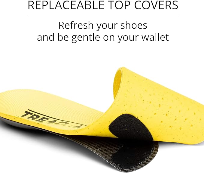 Dash Carbon Fiber Performance Insoles – Add Ultra Firm Orthotic Arch Support to Soccer Cleats, Cycling Shoes and Running Shoes-StrideForce Fitness