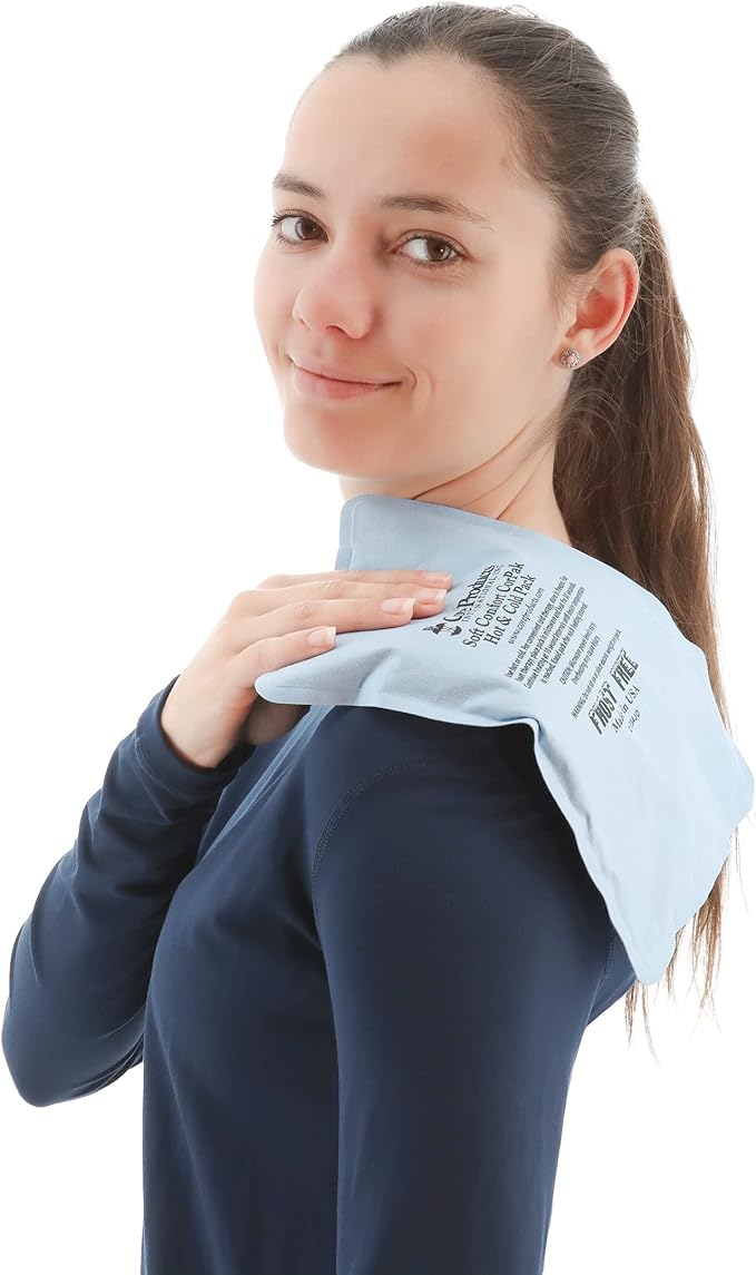 Core Products Soft Comfort CorPak – Reusable Hot & Cold Therapy Pack, Ice Pack for Injuries, No-Frost Compress for Muscle, Back & Joint Pain Relief – 6" x 10", Made in USA-StrideForce Fitness