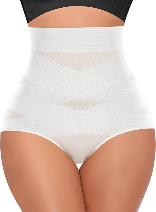 Tummy Control Shapewear Panties for Women High Waisted Body Shaper Slimming Shapewear Underwear Girdle Panty-StrideForce Fitness